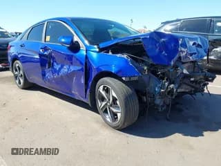 ✅ 2023 Hyundai Elantra SEL • VIN: KMHLS4AGXPU577482 • Lot: 43343502. Listed on IAAI with Not provided. Free auction sales archive from the USA and detailed vehicle history report at DreamBid. Image 1.