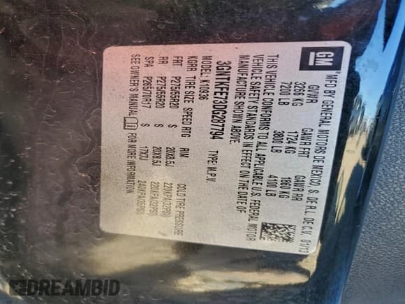 ✅ 2013 Chevrolet Avalanche LT • VIN: 3GNTKFE73DG287794 • Lot: 94213125. Listed on Copart with 122,144 mi. Free auction sales archive from the USA and detailed vehicle history report at DreamBid. Image 13.