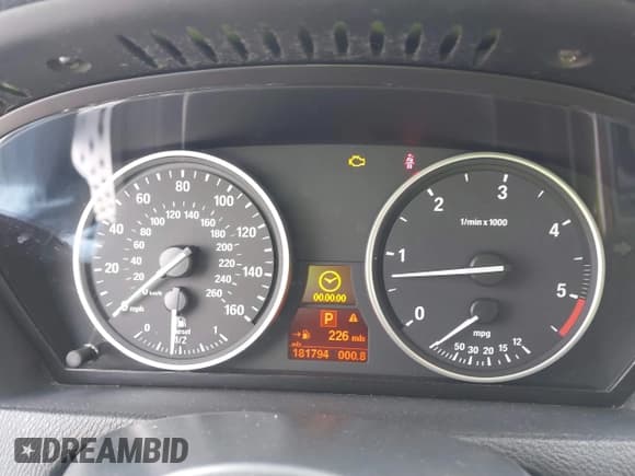 ✅ 2012 BMW X5 35d • VIN: 5UXZW0C59CL666269 • Lot: 41766000. Listed on IAAI with 181,794 mi. Free auction sales archive from the USA and detailed vehicle history report at DreamBid. Image 7.