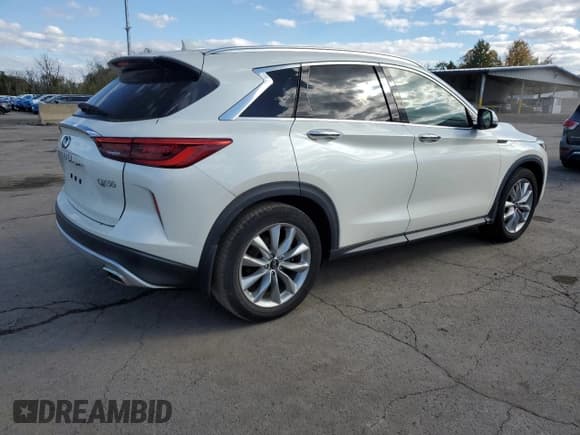 ✅ 2021 Infiniti QX50 Luxe • VIN: 3PCAJ5BB1MF109314 • Lot: 85276125. Listed on Copart with 49,791 mi. Free auction sales archive from the USA and detailed vehicle history report at DreamBid. Image 3.