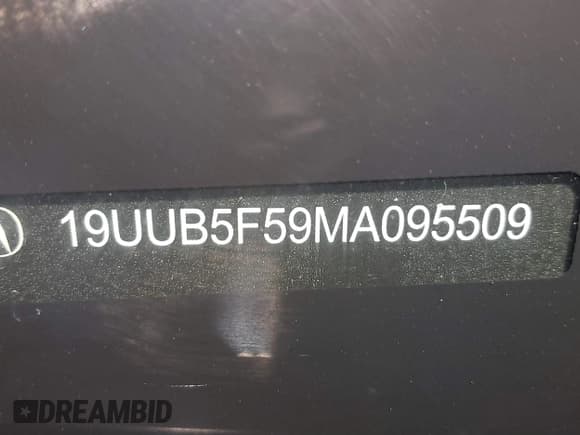 ✅ 2021 Acura TLX w/A-Spec Package • VIN: 19UUB5F51MA015457 • Lot: 40965263. Listed on IAAI with 24,537 mi. Free auction sales archive from the USA and detailed vehicle history report at DreamBid. Image 9.