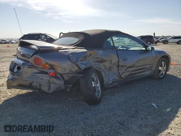 ✅ 2003 Mitsubishi Eclipse GS • VIN: 4A3AE45G23E008009 • Lot: 49872615. Listed on Copart with 140,065 mi. Free auction sales archive from the USA and detailed vehicle history report at DreamBid. Image 3.