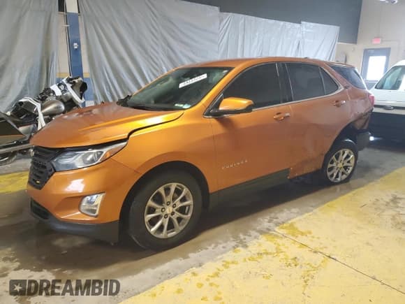 ✅ 2018 Chevrolet Equinox LT • VIN: 2GNAXJEV7J6162038 • Lot: 85385065. Listed on Copart with 195,852 mi. Free auction sales archive from the USA and detailed vehicle history report at DreamBid. Image 1.