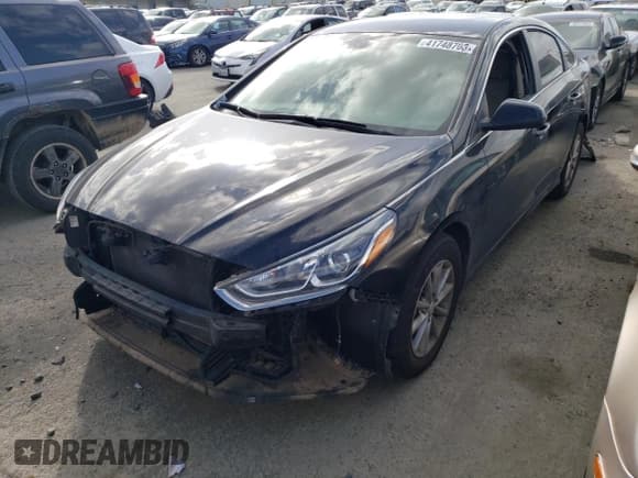 ✅ 2018 Hyundai Sonata SE • VIN: 5NPE24AF5JH626299 • Lot: 41748703. Listed on Copart with 102,770 mi. Free auction sales archive from the USA and detailed vehicle history report at DreamBid. Image 1.