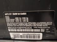 ✅ 2023 BMW M3 Competition xDrive • VIN: WBS43AY08PFP63435 • Лот: 42136588. Опубликован ранее на IAAI с пробегом 25 790 миль. Бесплатный доступ к архиву аукционных продаж из США и подробный отчёт об истории автомобиля на DreamBid. Изображение 9.