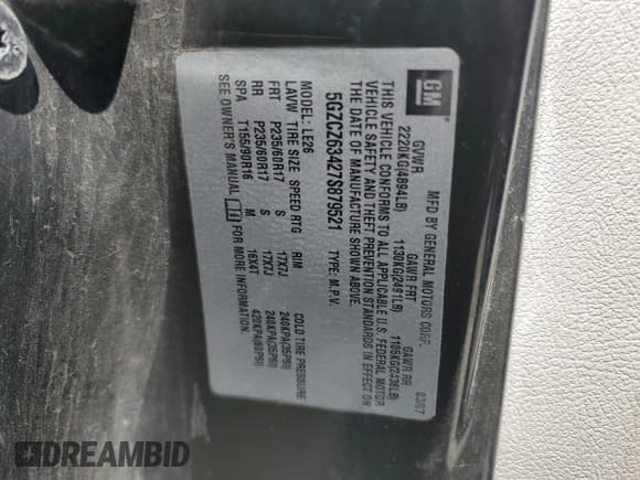 ✅ 2007 Saturn VUE V6 • VIN: 5GZCZ63427S879521 • Lot: 47419465. Wystawiony na Copart z przebiegiem 129 382 mil. Bezpłatny archiwum sprzedaży aukcyjnych z USA i szczegółowy raport historii pojazdu na DreamBid. Zdjęcie 13.
