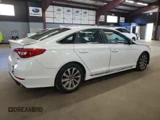 2015 Hyundai Sonata Limited with VIN 5NPE34AFXFH063576, listed as a Copart auction lot 85728625 with 145,511 mi miles and Clean title. Bid and sale history available at DreamBid. Image 3.