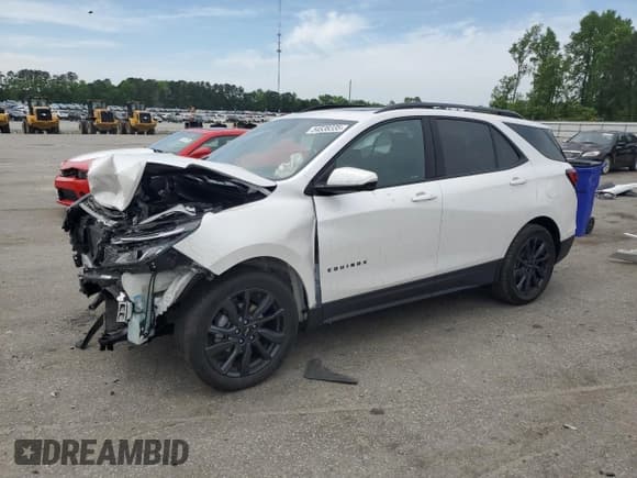✅ 2023 Chevrolet Equinox RS • VIN: 3GNAXMEG4PL209064 • Лот: 54538335. Опубликован ранее на Copart с пробегом 27 869 миль. Бесплатный доступ к архиву аукционных продаж из США и подробный отчёт об истории автомобиля на DreamBid. Изображение 1.