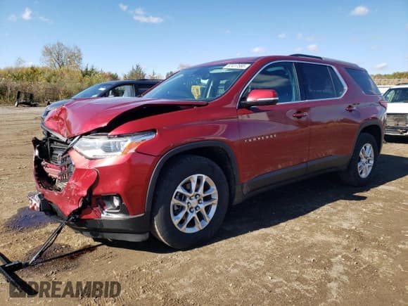 ✅ 2018 Chevrolet Traverse LT Cloth • VIN: 1GNEVGKW3JJ123778 • Lot: 87417585. Wystawiony na Copart z przebiegiem 184 288 mil. Bezpłatny archiwum sprzedaży aukcyjnych z USA i szczegółowy raport historii pojazdu na DreamBid. Zdjęcie 1.