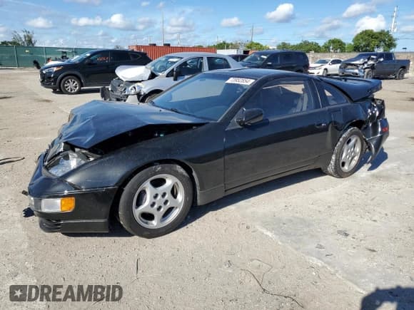 ✅ 1990 Nissan 300ZX • VIN: JN1CZ24A8LX006855 • Lot: 73952854. Listed on Copart with 74,547 mi. Free auction sales archive from the USA and detailed vehicle history report at DreamBid. Image 1.