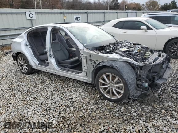 ✅ 2020 Infiniti Q50 Pure • VIN: JN1EV7AP7LM203642 • Lot: 82875694. Listed on Copart with 55,727 mi. Free auction sales archive from the USA and detailed vehicle history report at DreamBid. Image 4.