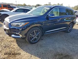 ✅ 2019 Infiniti QX60 Luxe • VIN: 5N1DL0MM1KC525605 • Lot: 95698605. Listed on Copart with 195,539 mi. Free auction sales archive from the USA and detailed vehicle history report at DreamBid. Image 1.