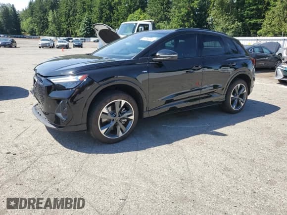 ✅ 2024 Audi Q4 e-tron • VIN: WA1K2BFZ3RP028751 • Lot: 59354465. Listed on Copart with Not provided. Free auction sales archive from the USA and detailed vehicle history report at DreamBid. Image 1.