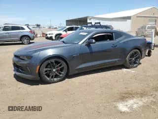 2017 Chevrolet Camaro 2LT with VIN 1G1FD1RX2H0100044, listed as a Copart auction lot 62591655 with 64,666 mi miles and Salvage title. Bid and sale history available at DreamBid. Image 1.