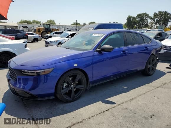 ✅ 2024 Honda Accord Sport-L • VIN: 1HGCY2F71RA011152 • Lot: 64273515. Listed on Copart with 23,902 mi. Free auction sales archive from the USA and detailed vehicle history report at DreamBid. Image 1.