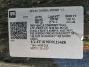 ✅ 2024 Chevrolet Camaro LT1 • VIN: 1G1FF1R70R0119428 • Lot: 72642064. Listed on Copart with 10,245 mi. Free auction sales archive from the USA and detailed vehicle history report at DreamBid. Image 13.