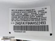 ✅ 2010 Honda Civic EX • VIN: 2HGFA1F84AH522493 • Lot: 43195442. Listed on IAAI with 217,975 mi. Free auction sales archive from the USA and detailed vehicle history report at DreamBid. Image 9.