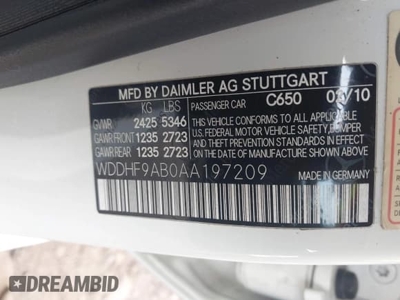 ✅ 2010 Mercedes-Benz E 550 Luxury • VIN: WDDHF9AB0AA197209 • Лот: 43608102. Опубликован ранее на IAAI с пробегом 152 027 миль. Бесплатный доступ к архиву аукционных продаж из США и подробный отчёт об истории автомобиля на DreamBid. Изображение 9.