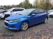 2019 Chevrolet Cruze LT with VIN 3G1BE6SM7KS566917, listed as a Copart auction lot 87097245 with 158,856 mi miles and Salvage title. Bid and sale history available at DreamBid. Image 1.