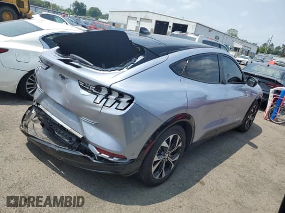 ✅ 2022 Ford Mustang Mach-E Premium • VIN: 3FMTK3SS2NMA17406 • Lot: 60129565. Listed on Copart with 28,940 mi. Free auction sales archive from the USA and detailed vehicle history report at DreamBid. Image 3.