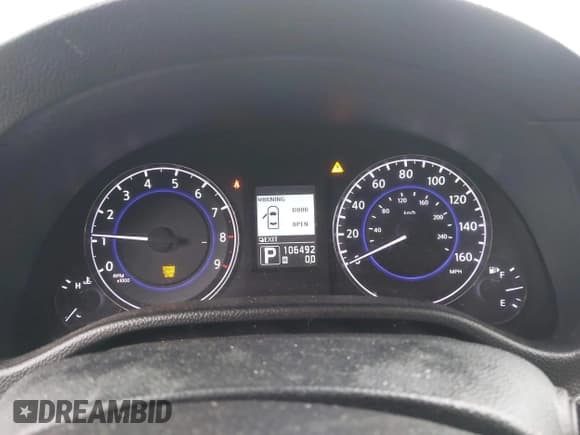 ✅ 2012 Infiniti G25 x • VIN: JN1DV6AR8CM861896 • Lot: 43864775. Listed on IAAI with 106,492 mi. Free auction sales archive from the USA and detailed vehicle history report at DreamBid. Image 7.