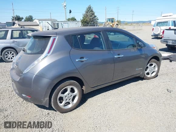 ✅ 2015 Nissan LEAF SL • VIN: 1N4AZ0CP4FC306747 • Lot: 42883370. Listed on IAAI with 67,709 mi. Free auction sales archive from the USA and detailed vehicle history report at DreamBid. Image 4.