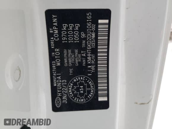 2013 Hyundai Genesis Coupe R-Spec с VIN KMHHT6KD2DU106165, выставлен на аукционе Copart как лот 87805935 с пробегом 135 401 миль миль и Чистый • Clean title. История ставок и продаж доступна на DreamBid. Изображение 12.