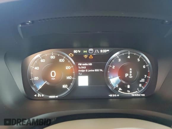 ✅ 2022 Volvo S60 Inscription • VIN: 7JRL12FL2NG160906 • Лот: 94060495. Опубликован ранее на Copart с пробегом 19 000 миль. Бесплатный доступ к архиву аукционных продаж из США и подробный отчёт об истории автомобиля на DreamBid. Изображение 9.