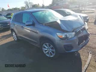 2013 Mitsubishi Outlander ES with VIN 4A4AR3AU3DE017955, listed as a IAAI auction lot 43422506 with 153,214 mi miles and . Bid and sale history available at DreamBid. Image 1.