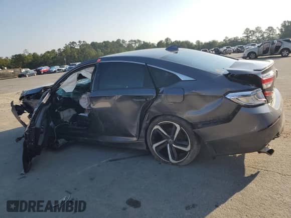 2018 Honda Accord Sport с VIN 1HGCV1F39JA076884, выставлен на аукционе Copart как лот 81511745 с пробегом Не указан миль и Списание • Salvage title. История ставок и продаж доступна на DreamBid. Изображение 2.