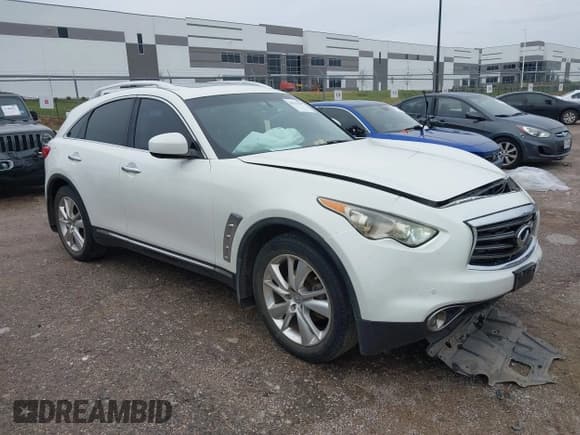 ✅ 2012 Infiniti FX • VIN: JN8AS1MU1CM121123 • Лот: 43515657. Опубликован ранее на IAAI с пробегом 129 703 миль. Бесплатный доступ к архиву аукционных продаж из США и подробный отчёт об истории автомобиля на DreamBid. Изображение 1.