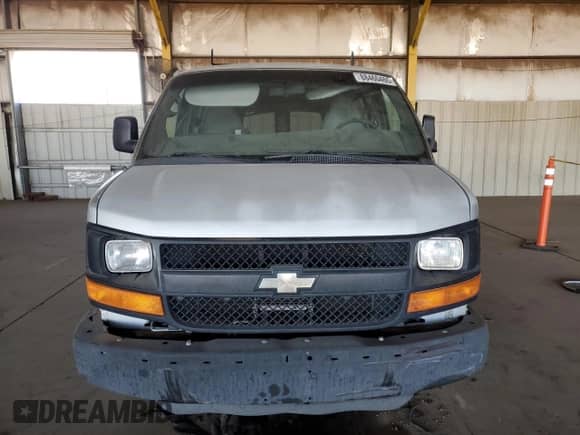 2010 Chevrolet Express Passenger LS with VIN 1GAZGPDG0A1167157, listed as a Copart auction lot 88460465 with 166,141 mi miles and Salvage title. Bid and sale history available at DreamBid. Image 5.