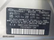 ✅ 2011 Hyundai Sonata Hybrid • VIN: KMHEC4A47BA006439 • Lot: 43355728. Listed on IAAI with 156,270 mi. Free auction sales archive from the USA and detailed vehicle history report at DreamBid. Image 9.