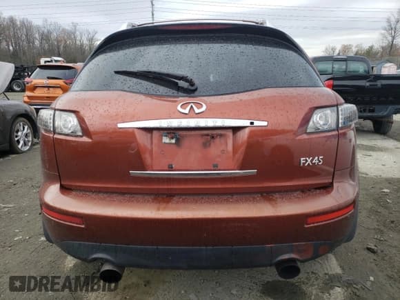 ✅ 2006 Infiniti FX • VIN: JNRBS08WX6X400546 • Лот: 49490105. Опубликован ранее на Copart с пробегом Не указан. Бесплатный доступ к архиву аукционных продаж из США и подробный отчёт об истории автомобиля на DreamBid. Изображение 6.