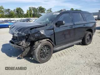 2022 Chevrolet Tahoe LT z VIN 1GNSKNKD6NR292327, wystawiony jako Copart lot #70803555 z przebiegiem 57 828 mil mil oraz Szkoda całkowita • Salvage title. Historia ofert i sprzedaży dostępna na DreamBid. Obrazek 1.