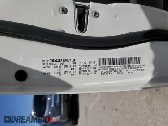 ✅ 2014 Dodge Journey SXT • VIN: 3C4PDCBG0ET206024 • Lot: 61817275. Listed on Copart with Not provided. Free auction sales archive from the USA and detailed vehicle history report at DreamBid. Image 13.