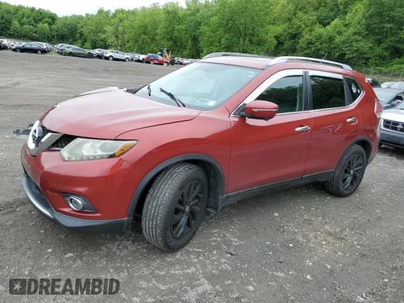 ✅ 2015 Nissan Rogue SL • VIN: 5N1AT2MV5FC795370 • Lot: 58754825. Listed on Copart with 176,512 mi. Free auction sales archive from the USA and detailed vehicle history report at DreamBid. Image 1.