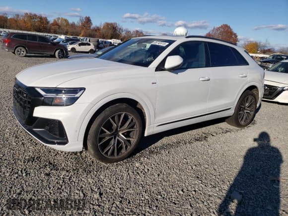 ✅ 2021 Audi Q8 Premium Plus • VIN: WA1EVAF15MD013980 • Lot: 85742415. Listed on Copart with 52,692 mi. Free auction sales archive from the USA and detailed vehicle history report at DreamBid. Image 1.