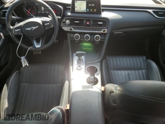 ✅ 2019 Genesis G70 Advanced • VIN: KMTG54LE5KU014990 • Lot: 61719545. Listed on Copart with 52,600 mi. Free auction sales archive from the USA and detailed vehicle history report at DreamBid. Image 8.