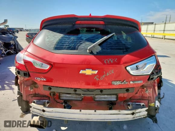 ✅ 2017 Chevrolet Cruze Premier • VIN: 3G1BF6SM0HS585279 • Lot: 90362145. Listed on Copart with 69,248 mi. Free auction sales archive from the USA and detailed vehicle history report at DreamBid. Image 6.