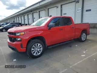 2021 Chevrolet Silverado 1500 Custom с VIN 1GCPYBEK2MZ395071, выставлен на аукционе Copart как лот 68155395 с пробегом 46 410 миль миль и Списание • Salvage title. История ставок и продаж доступна на DreamBid. Изображение 1.
