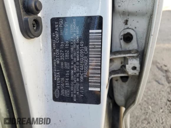 ✅ 2016 Hyundai Accent SE • VIN: KMHCT4AE6GU095149 • Лот: 70757904. Опубликован ранее на Copart с пробегом 128 177 миль. Бесплатный доступ к архиву аукционных продаж из США и подробный отчёт об истории автомобиля на DreamBid. Изображение 12.