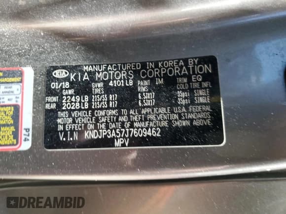 ✅ 2018 Kia Soul + • VIN: KNDJP3A57J7609462 • Лот: 93297955. Опубликован ранее на Copart с пробегом 86 223 миль. Бесплатный доступ к архиву аукционных продаж из США и подробный отчёт об истории автомобиля на DreamBid. Изображение 12.