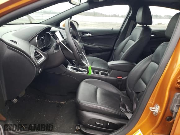 ✅ 2017 Chevrolet Cruze Premier • VIN: 3G1BF6SM4HS560918 • Lot: 38944103. Listed on Copart with 21,555 mi. Free auction sales archive from the USA and detailed vehicle history report at DreamBid. Image 7.