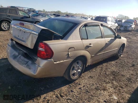 2005 Chevrolet Malibu LS z VIN 1G1ZT54865F178567, wystawiony jako Copart lot #73057814 z przebiegiem 139 021 mil mil oraz Szkoda całkowita • Salvage title. Historia ofert i sprzedaży dostępna na DreamBid. Obrazek 3.