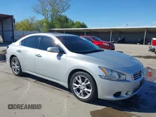 ✅ 2014 Nissan Maxima S • VIN: 1N4AA5AP5EC482860 • Lot: 43545155. Listed on IAAI with 109,305 mi. Free auction sales archive from the USA and detailed vehicle history report at DreamBid. Image 1.