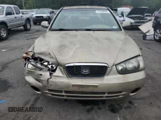 2003 Hyundai Elantra GLS z VIN KMHDN45D33U689255, wystawiony jako Copart lot #81308734 z przebiegiem 196 405 mil mil oraz Nie do naprawy • Non repairable. Historia ofert i sprzedaży dostępna na DreamBid. Obrazek 5.