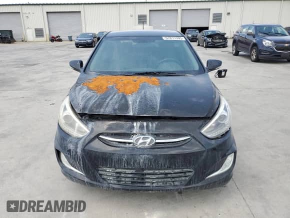 2017 Hyundai Accent Sport with VIN KMHCU5AE2HU354529, listed as a Copart auction lot 57215595 with Not provided miles and Salvage title. Bid and sale history available at DreamBid. Image 5.