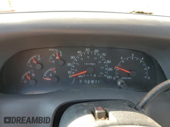 ✅ 2001 Ford F-250 XL • VIN: 1FTNX21L31EC32313 • Lot: 68481624. Listed on Copart with 131,581 mi. Free auction sales archive from the USA and detailed vehicle history report at DreamBid. Image 9.