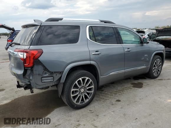 ✅ 2021 GMC Acadia Denali • VIN: 1GKKNPLS0MZ137882 • Lot: 45451505. Listed on Copart with 51,627 mi. Free auction sales archive from the USA and detailed vehicle history report at DreamBid. Image 3.